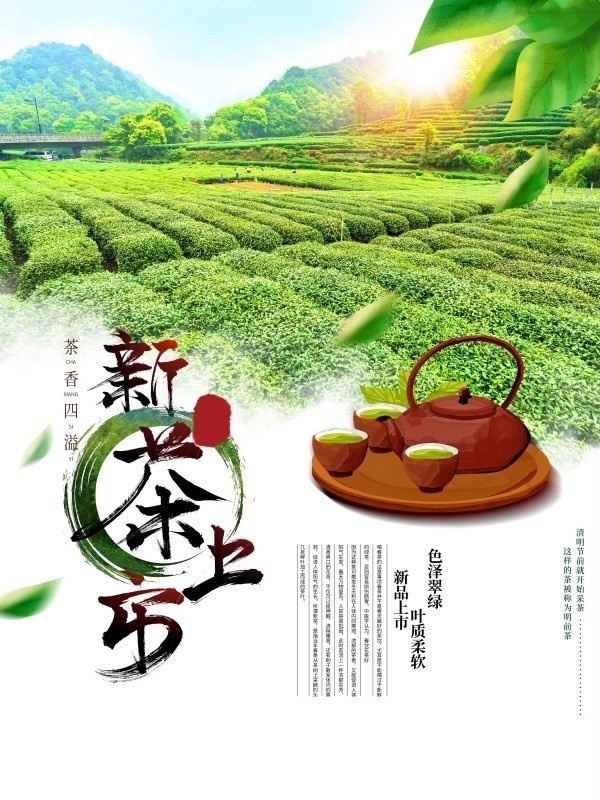 新茶上市 一缕清香的邀请函