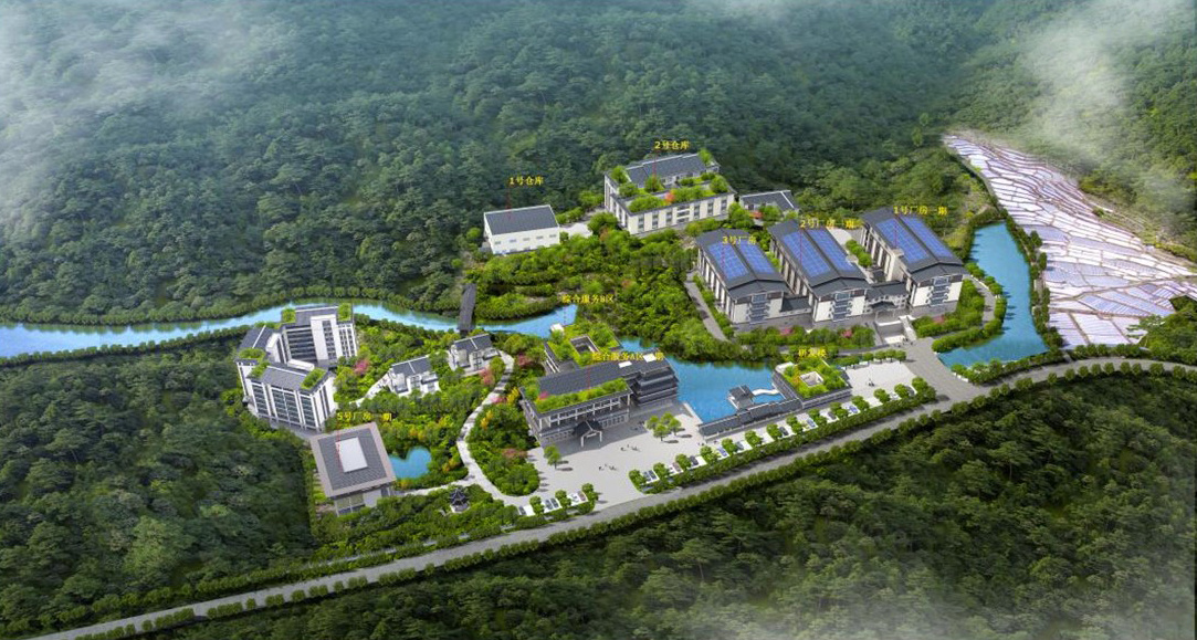 福建瑞和白茶庄园一期项目部分建筑封顶